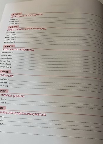 5. Sınıf Türkçe Soru Bankası - Maraton - Görsel 3