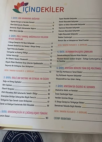 8. Sınıf T.C. İnkılap Tarihi ve Atatürkçülük Soru Bankası - Görsel 2