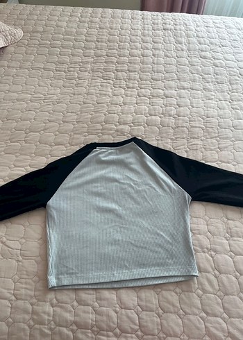 Kız Çocuk Uzun Kollu Baskılı Gri Tişört - Görsel 3