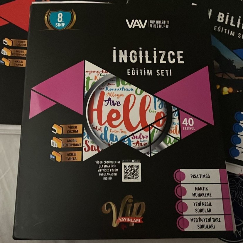 VAV İngilizce, Matematik ve Fen Bilimleri Eğitim Seti - Görsel 2