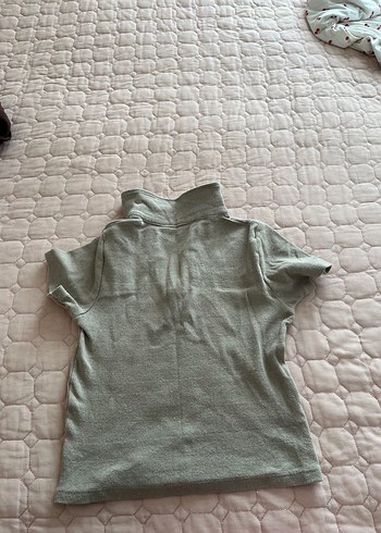 Bej V Yaka Kısa Kollu Kadın Süveter - Görsel 3