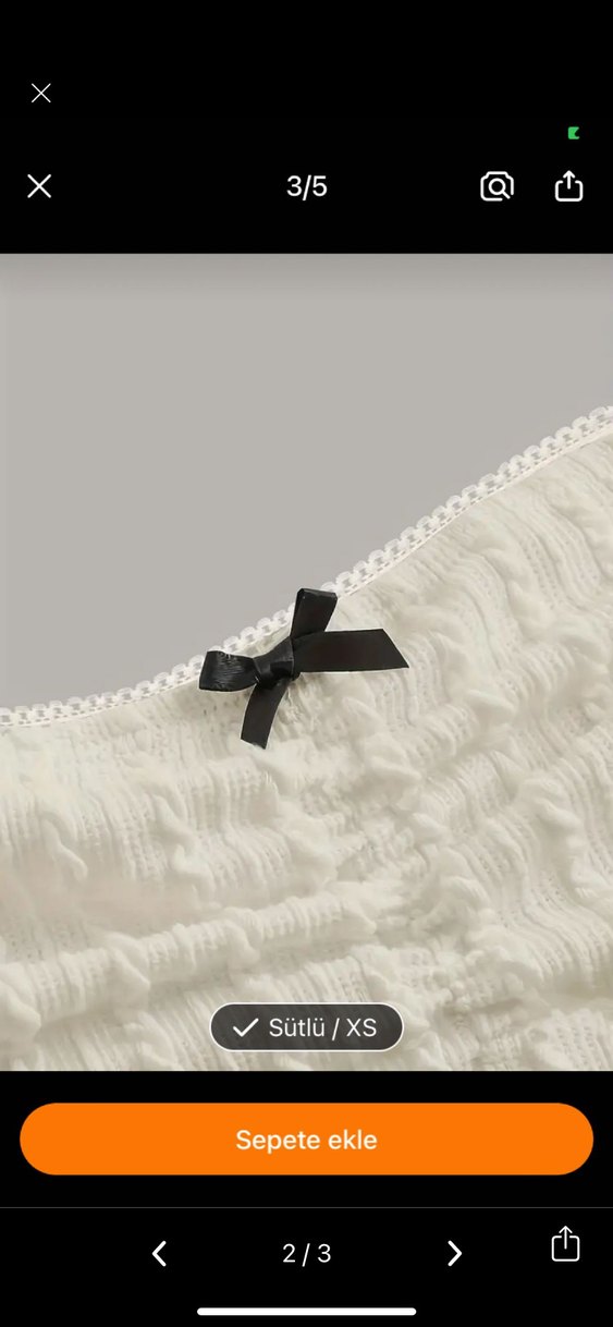 Beyaz Straplez Örgü Büstiyer - Görsel 2