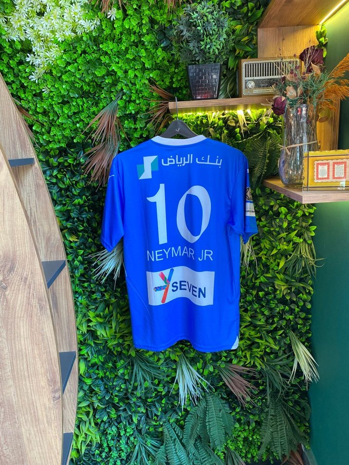 Mavi V Yaka Erkek Spor Tişört - Görsel 3