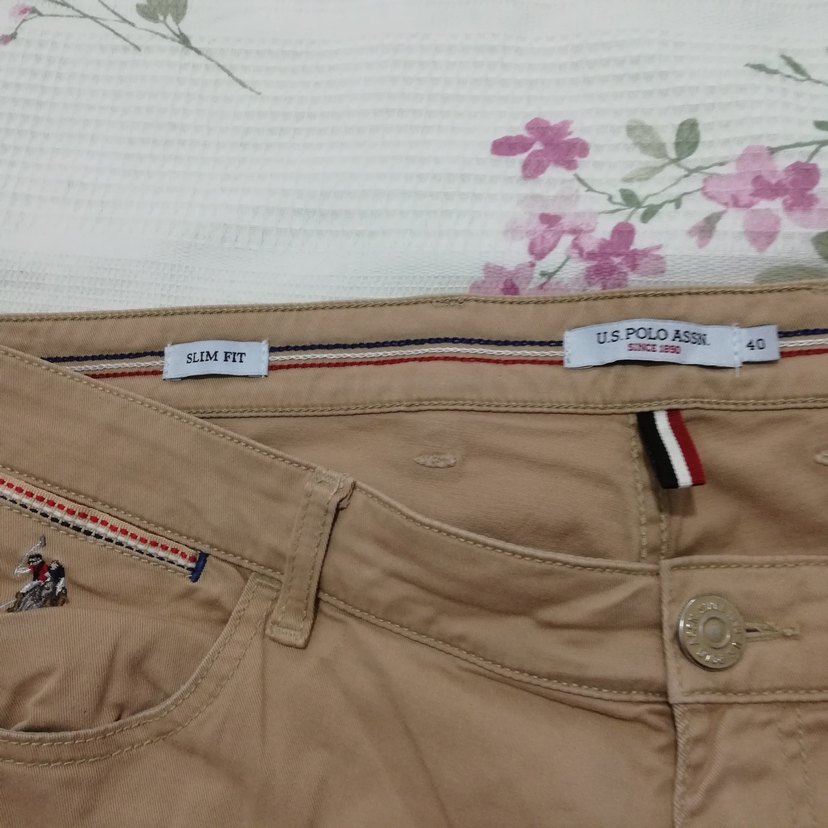 Bej Erkek Pantolon - Görsel 2