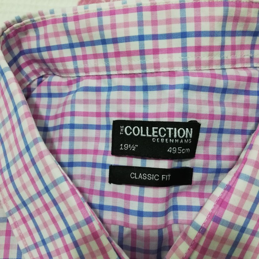 Renkli Kareli Uzun Kollu Erkek Gömlek - Görsel 2