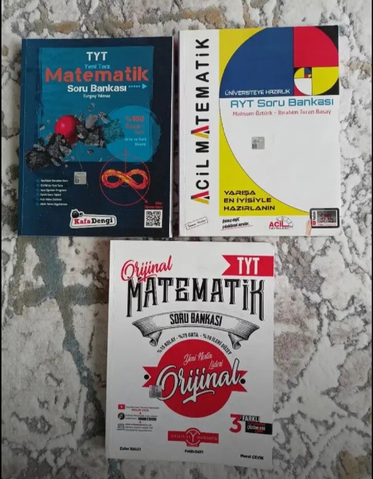 FIRSAT!!! TYT-AYT GEOMETRİ-MATEMATİK TEST KİTAPLARI - Görsel 2