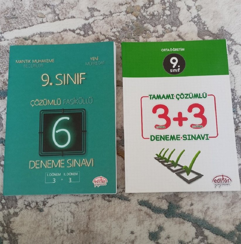 FIRSAT!!! TYT FELSEFE-FİZİK-BİYOLOJİ TEST KİTAPLARI - Görsel 3