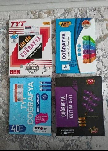 FIRSAT!!! SIFIR TYT-AYT COĞRAFYA TEST KİTAPLARI - Görsel 2