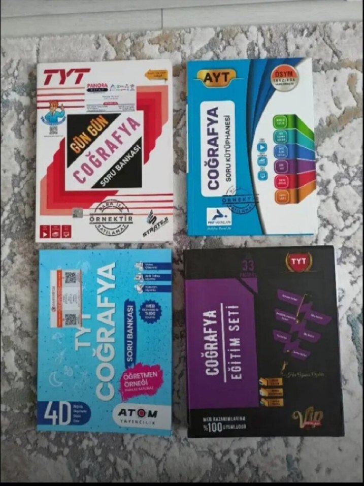 FIRSAT!!! SIFIR TYT-AYT COĞRAFYA TEST KİTAPLARI - Görsel 2