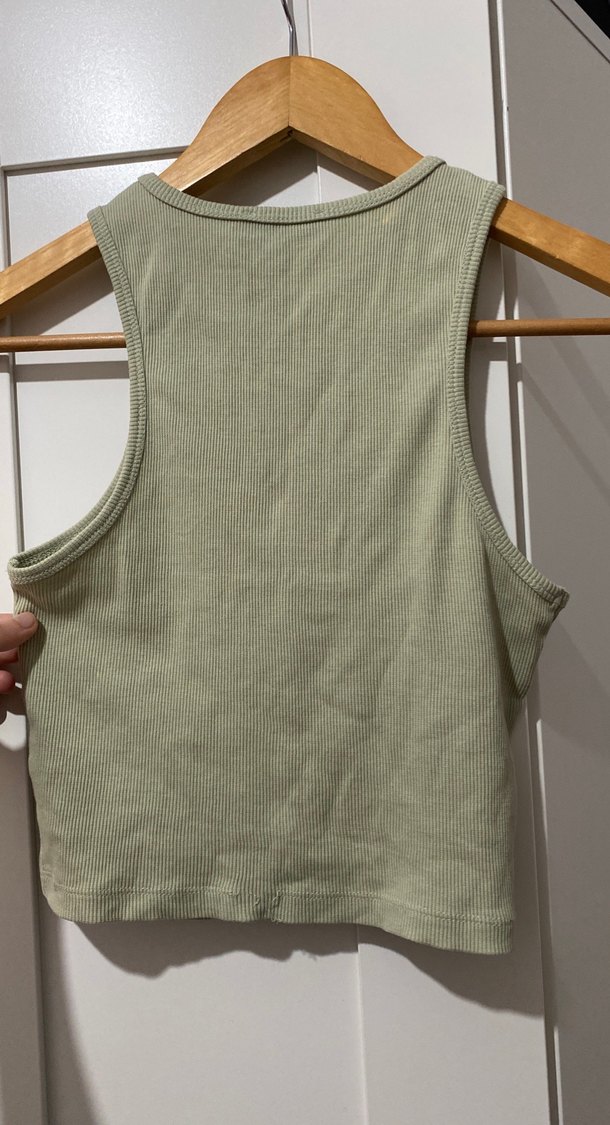 yeşil halter yaka crop — görsel 4/5