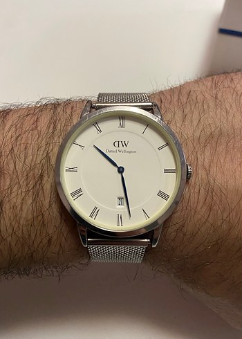 Daniel Wellington erkek Beyaz Klasik Saat - Görsel 5