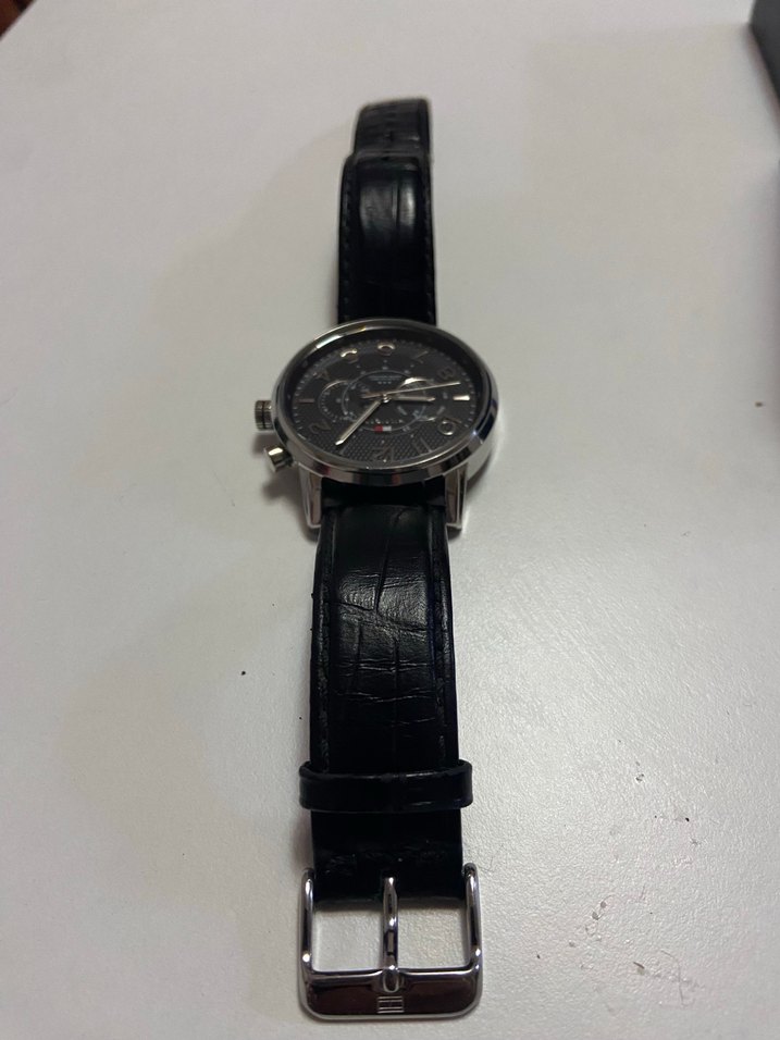 Tommy Hilfiger Klasik Siyah Erkek Saat - Görsel 5