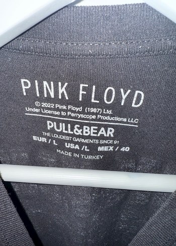 Pink Floyd Baskılı Pull and Bear Oversize Tshirt - Görsel 3