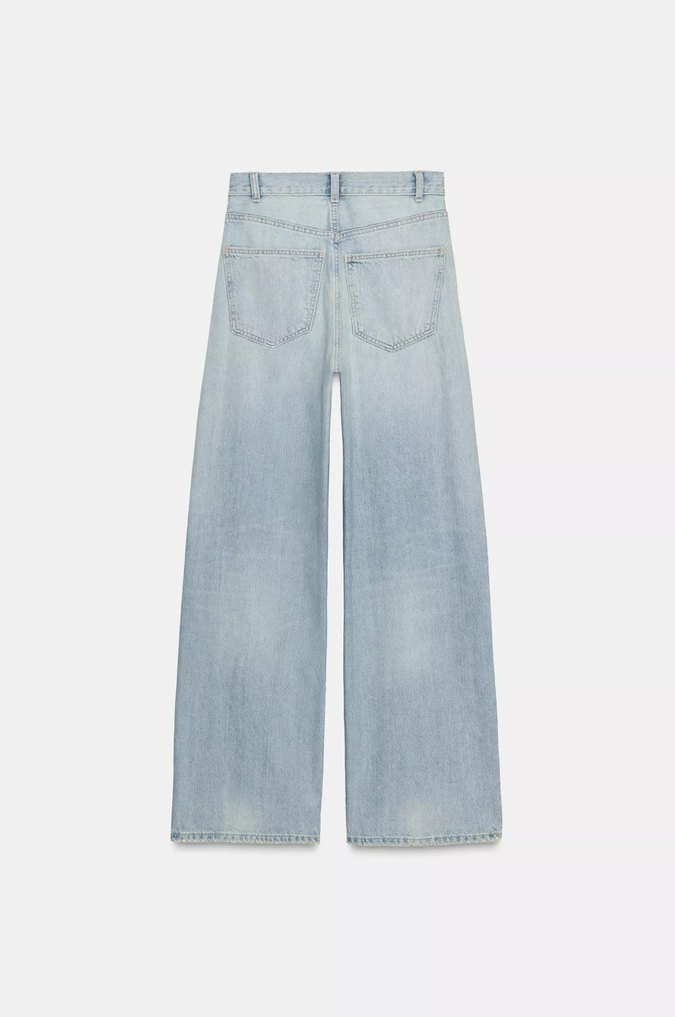 High Waist Wide Leg Zara Kadın Jean - Görsel 2