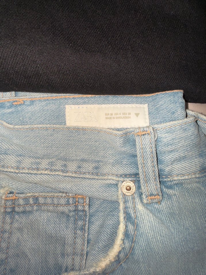 High Waist Wide Leg Zara Kadın Jean - Görsel 5