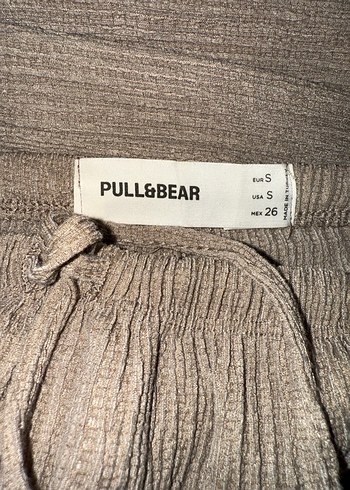 Pull and Bear Kadın Bej TAKIM - Görsel 4