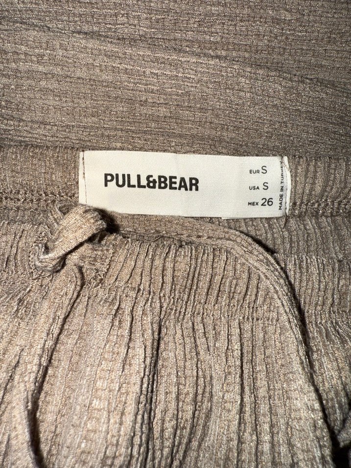 Pull and Bear Kadın Bej TAKIM - Görsel 4