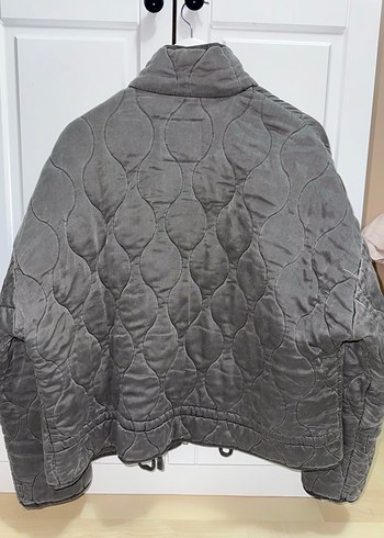 Kadın Gri Cepli Ceket - Görsel 7