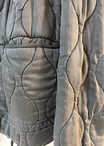 Kadın Gri Cepli Ceket - Görsel 4