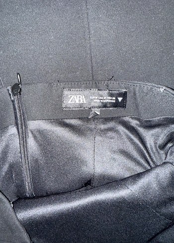 Zara Siyah Straplez Bluz - Görsel 4