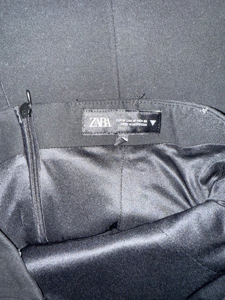 Zara Siyah Straplez Bluz - Görsel 4