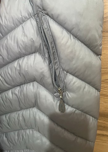 Gri tesettür şişme yelek - Görsel 3