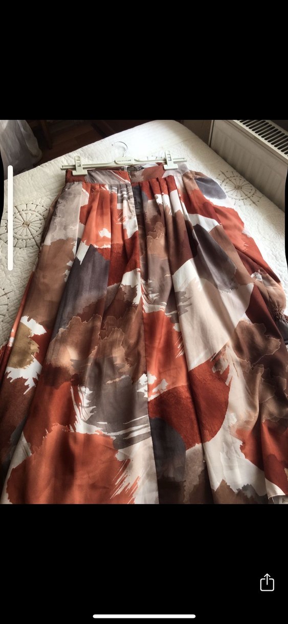 Bohem Uzun Bağlama Desenli Salaş Etek - Görsel 2