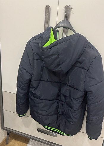 Erkek Çocuk Koyu Yeşil Fermuarlı Ceket - Görsel 2