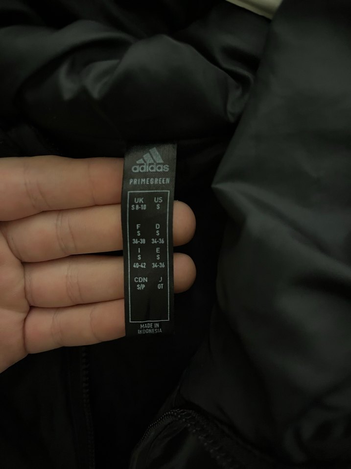 Siyah Adidas Kapüşonlu Erkek Kışlık Mont - Görsel 3