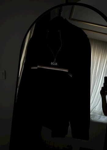 Erkek Siyah Zincir Detaylı Sweatshirt - Görsel 2