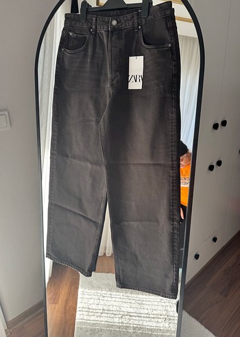 Kadın Kahverengi Kot Pantolon - Görsel 3