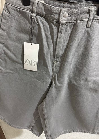 Gri Kısa Kollu Denim Erkek Takım - Görsel 2