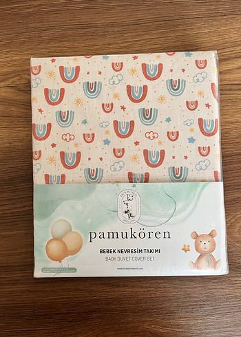 Pamukören Bebek Nevresim Takımı Pastel Desenli - Görsel 2