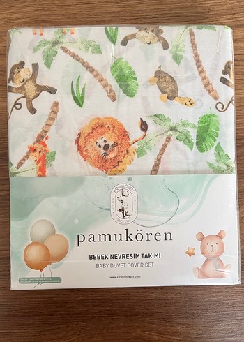 Pamukören Bebek Nevresim Takımı, Bej Desenli - Görsel 2