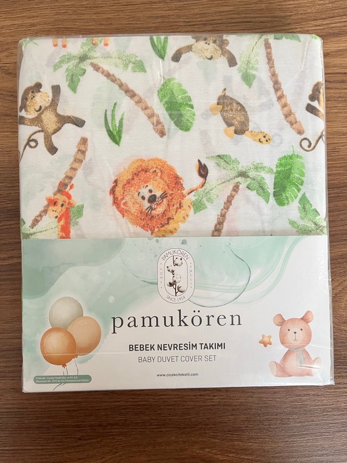 Pamukören Bebek Nevresim Takımı, Bej Desenli - Görsel 2