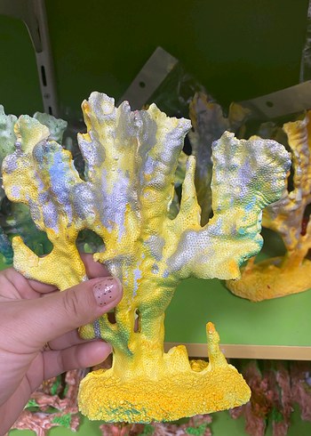 Renkli Sarı Deniz Figürü akvaryum - Görsel 3