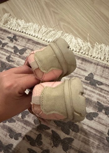Kız Çocuk Pembe Tokalı Spor Ayakkabı - Görsel 7