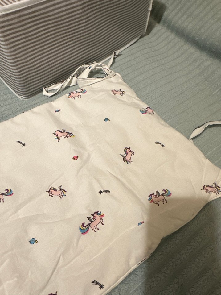 Beyaz Bebek Nevresim Takımı Unicorn - Görsel 5