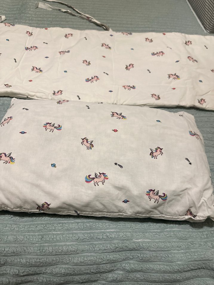 Beyaz Bebek Nevresim Takımı Unicorn - Görsel 3