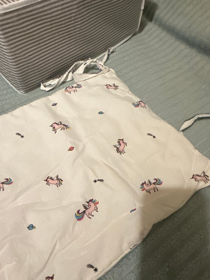 Beyaz Bebek Nevresim Takımı Unicorn - Görsel 2