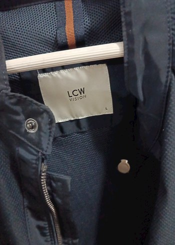 Erkek Lacivert Denim Ceket, Normal Boy, Fermuarlı - Görsel 6