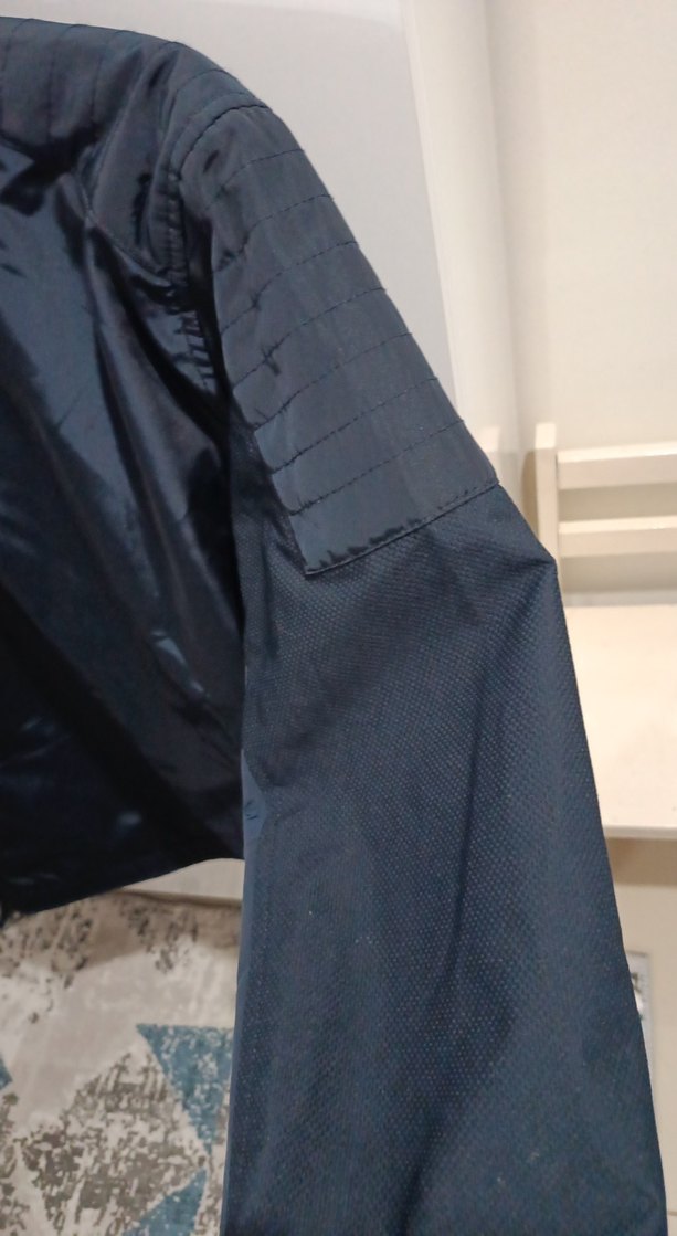 Erkek Lacivert Denim Ceket, Normal Boy, Fermuarlı - Görsel 5