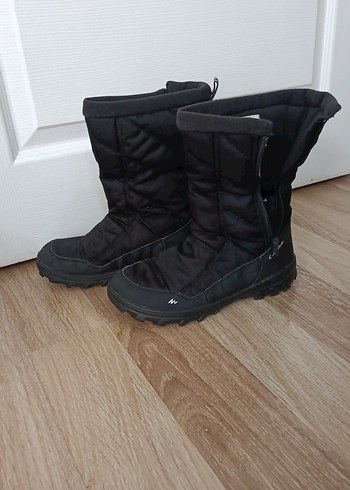 Kadın Siyah Fermuarlı Kayak Botu - Görsel 3