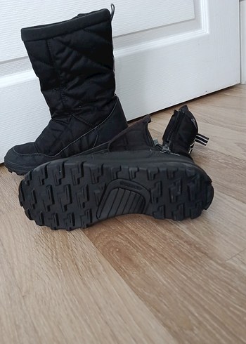 Kadın Siyah Fermuarlı Kayak Botu - Görsel 5