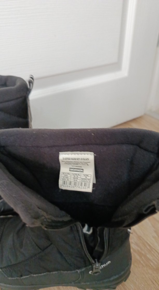 Kadın Siyah Fermuarlı Kayak Botu - Görsel 4