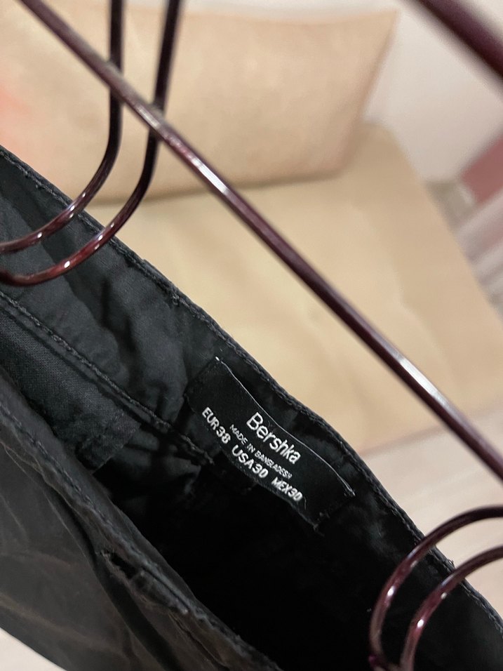 BershkaSiyah kargo Şort pamuklu - Görsel 4