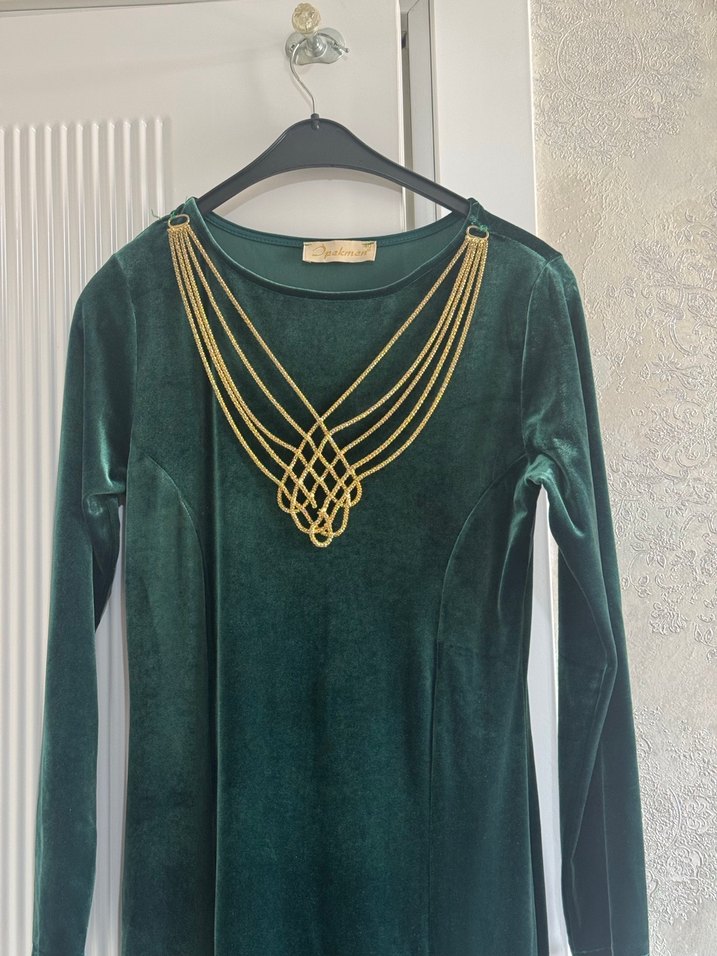 Altın Zincir Detaylı Kadın Vücut Zinciri - Görsel 2