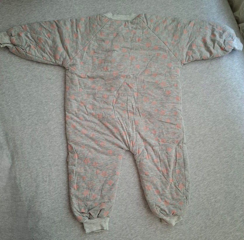 Ayıcıklı ve Yıldız Desenli Kız Çocuk Uyku Tulumu - Görsel 4