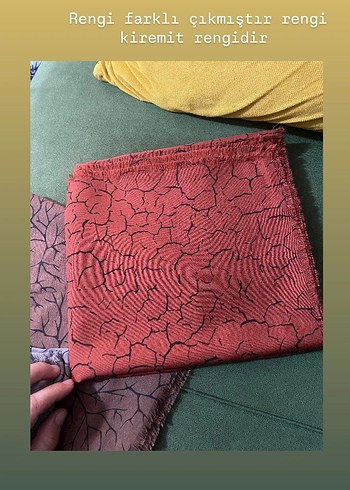 Kahverengi flamlı pamuklu desenli yazmalarımız - Görsel 2