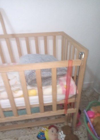 Bej Pastel Bebek Beşiği - Görsel 3